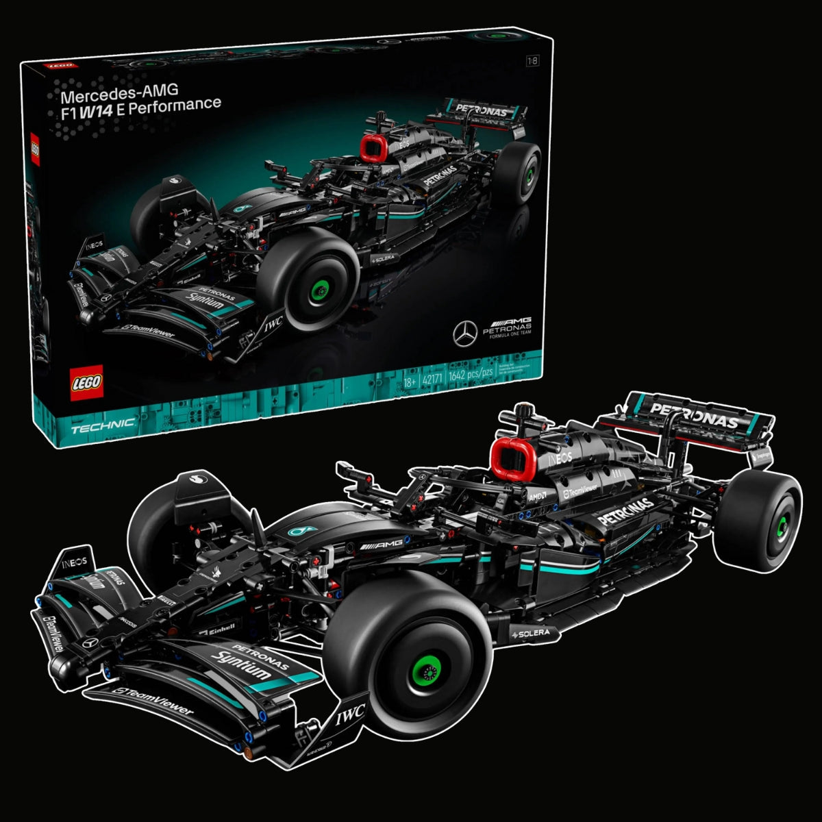 Fórmula 1 - Mercedes-AMG F1 W14 (1642 pçs)