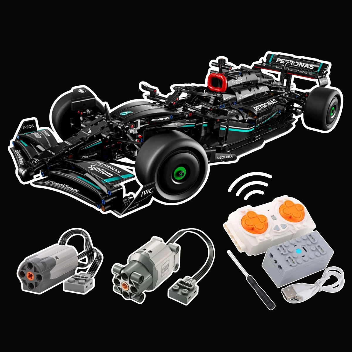 Fórmula 1 - Mercedes-AMG F1 W14 (1642 pçs)