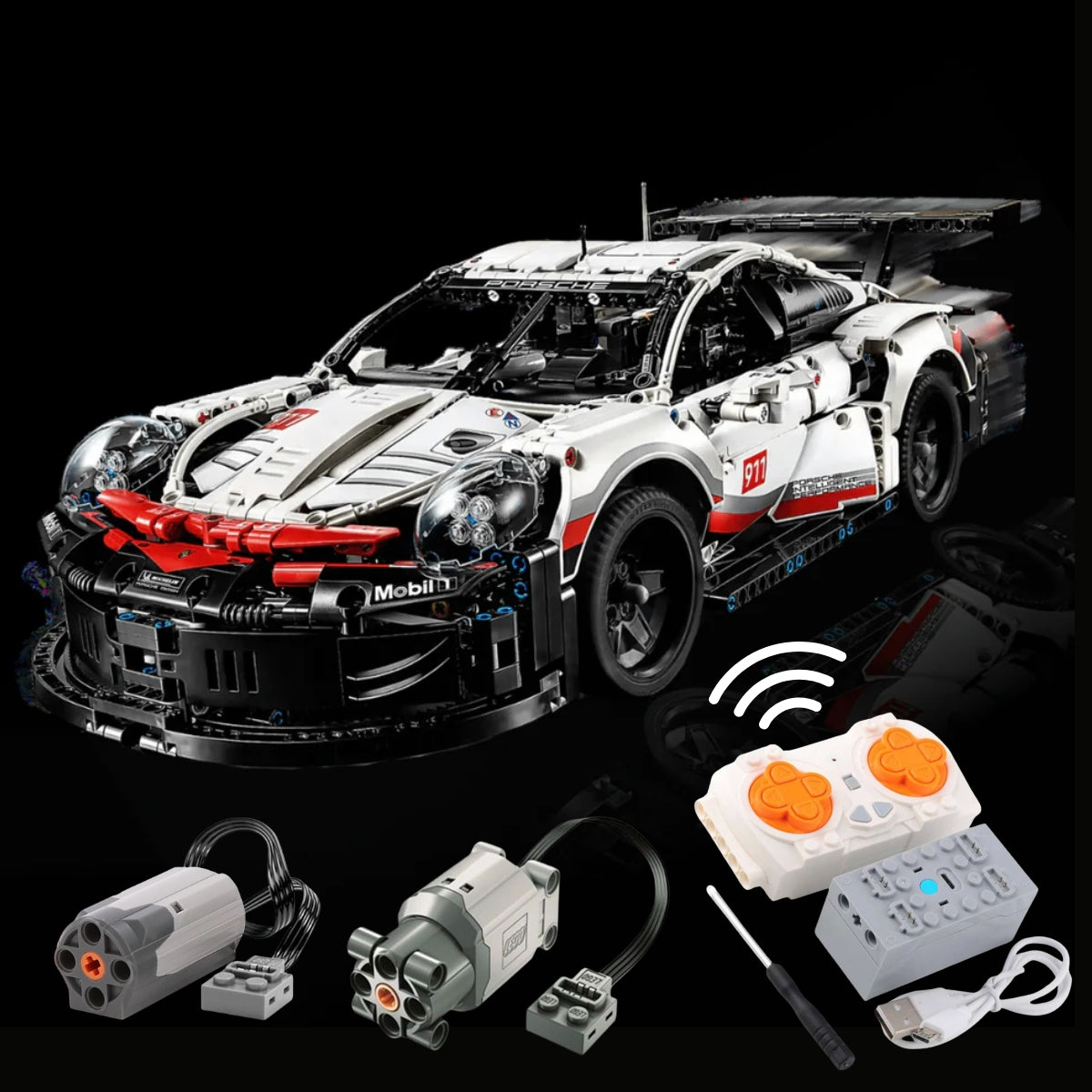 Porsche 911 RSR Branco (1580 pcs)