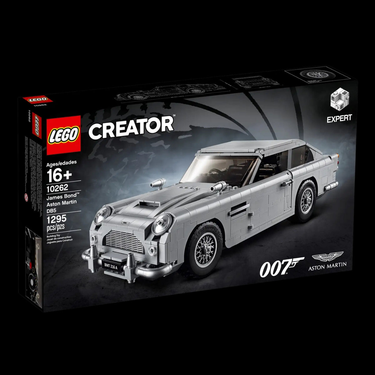 Aston Martin DB5 do James Bond "007" (1295 pçs)